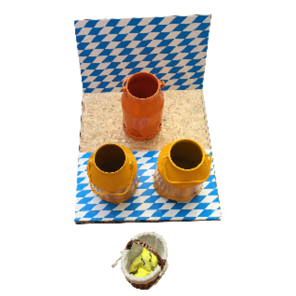 Milchkannen werfen